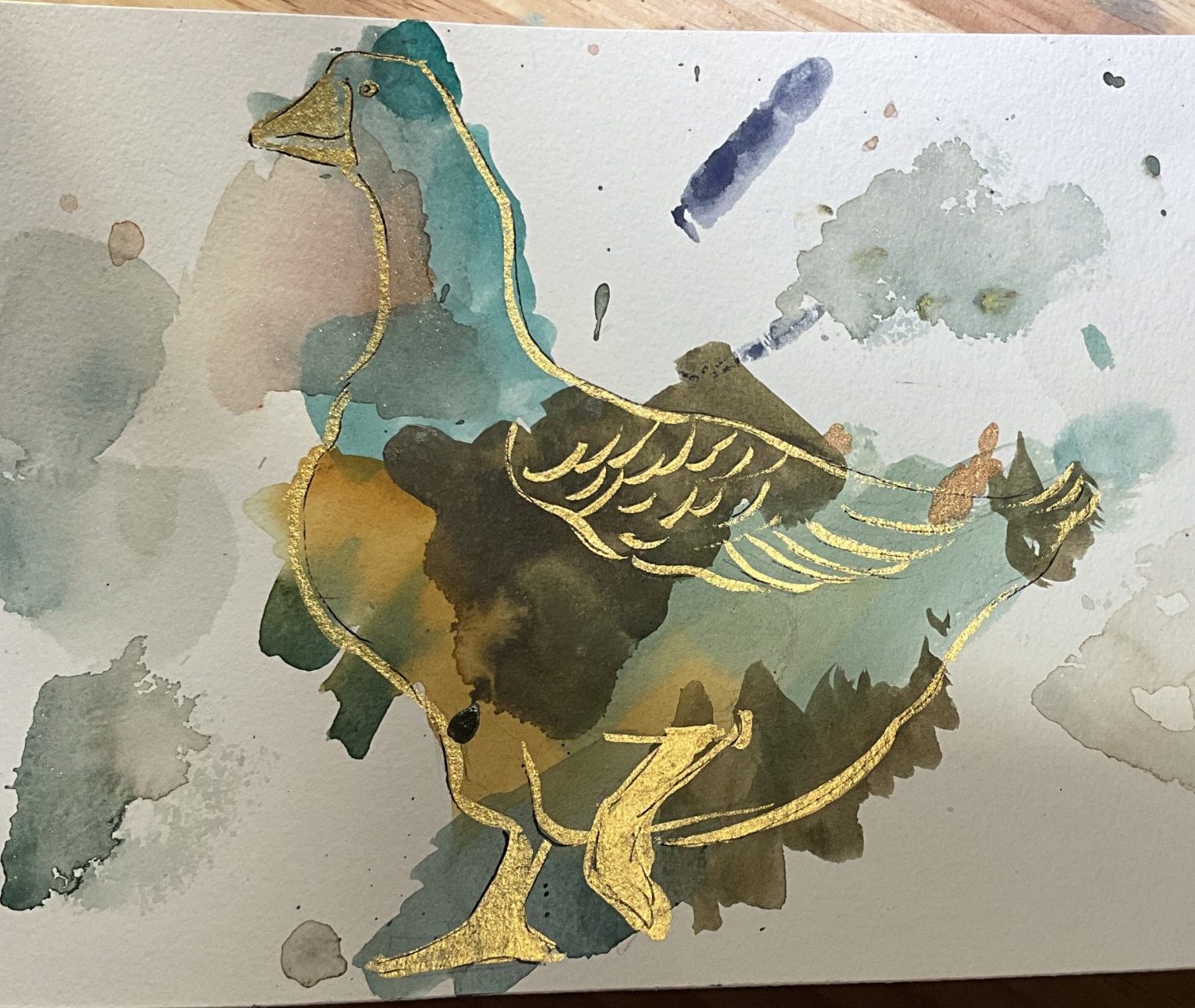 Resultado de talleres de pintura con ninos de 4 anos